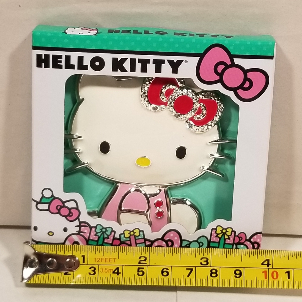 Hello Kitty Metal Christmas Ornament Collectible with Fine European Crystals - Picture 3 of 4